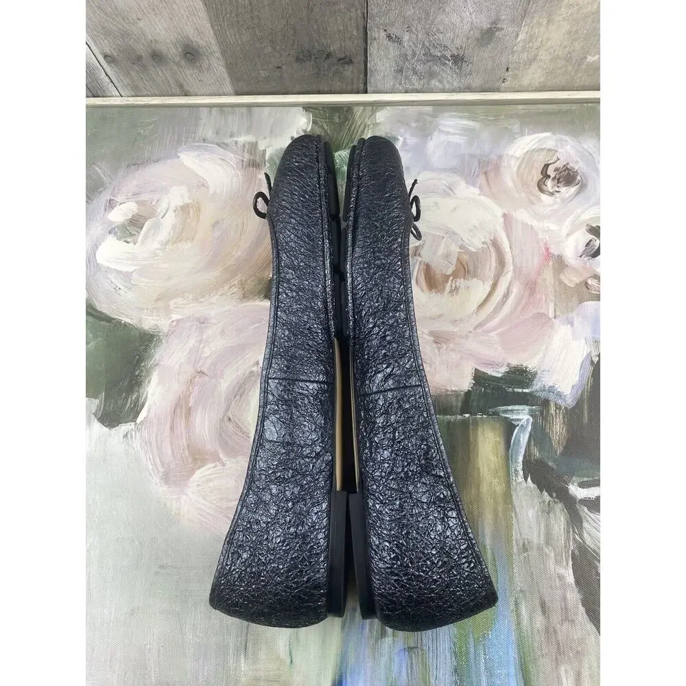 Tory Burch Laila Ballet Flat in Blue Metallic Size 11 - Picture 6 of 11